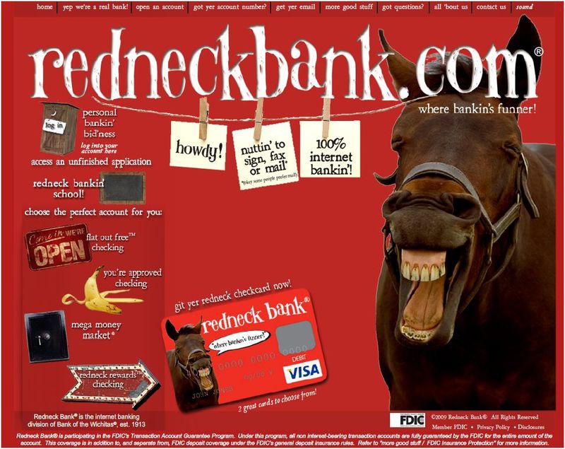 Redneck bank