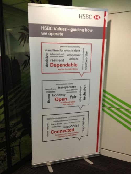 HSBC values