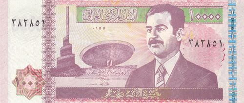 Saddam note